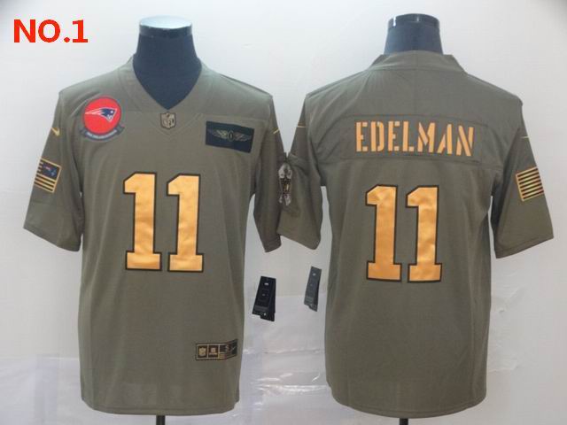 Men's New England Patriots #11 Julian Edelman Jerseys-6